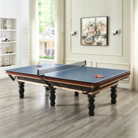 Billard russe professionnel, table de billard russe en bois massif de 9 pieds pour utilisation en bar