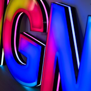 LC Sign Custom Frontlit Illuminated Letter Sign, <strong>Led</strong> Letter Rgb Light Waterproof Outdoor 3d Advertising Sign Custom <strong>Led</strong> - Product Image 5