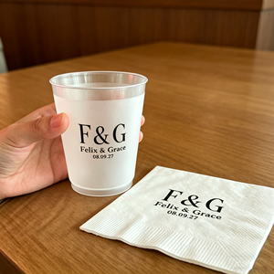 แก้วพลาสติกใสพิมพ์โลโก้ตามสั่ง ขนาด 16oz 20oz 24oz 32oz  แบบใช้แล้วทิ้ง ขนาด 98 มม. พร้อมฝาปิด สำหรับค็อกเทลและเบียร์ - Product Image 1
