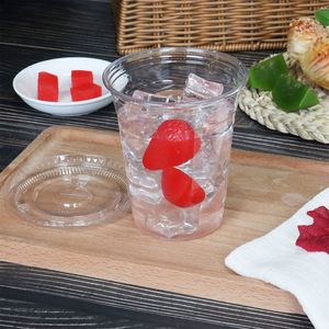 98mm(1000pcs/ctn) 12/14/16/18/20/24oz Crystal Clear PET Cold Party <b>Drinking</b> Straw <b>Cups</b> With Lids for Juice <b>Plastic</b> Fruit <b>Cup</b> - Product Image 4