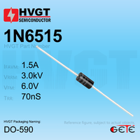Diode redresseuse en silicium haute tension HVGT 1N6515 1,5A 3KV 70nS haute fréquence