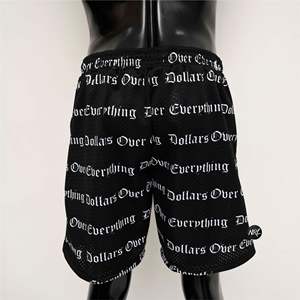 Pantalones cortos deportivos de algodón para hombre a la moda de alta calidad retro de cintura media elástica de peso pesado de algodón teñido lavado personalizado al por mayor - Product Image 4