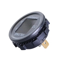 Voltmeter Amperemeter Digital Tahan Air Layar LED Ganda Panel Pengukur Tegangan Arus DC untuk Mobil Motor ATV RV Kapal Pesiar Truk