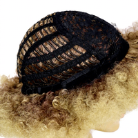 Perruque Afro Courte Bouclée et Volumineuse pour Femmes Africaines, Cheveux Noirs Naturels, Synthétique Faite à la Machine en Fibre Haute Température