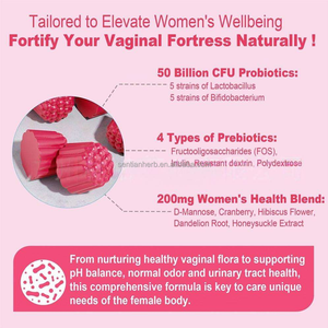 <span class=keywords><strong>OEM</strong></span>/ODM Probiotische en Prebiotische Cranberry Gummies voor vrouwen - Product Image 4