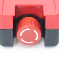 Control Remoto Industrial Inalámbrico de 10 Botones de Una Sola Velocidad con Tecnología de Salto de Frecuencia Automático Anti-Interferencia, Recién Actualizado