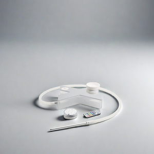 Wawa มอระกู่อะคริลิคแบบพกพามีไฟ LED สีใสเกรดสูงรูปทรง X - Product Image 6