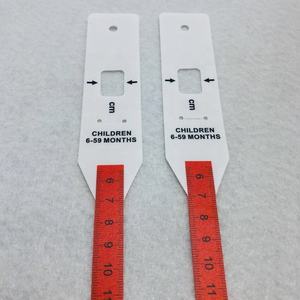 Ruban à mesurer <span class=keywords><strong>MUAC</strong></span> pour bébé 26,5 cm sans logo, règle de mesure de la circonférence de la tête du bébé - Product Image 4