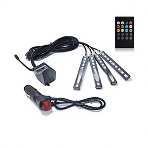 Luce Atmosferica LED RGB a 36 Luci con Telecomando e Attivazione Vocale, Sincronizzazione Musicale, Montaggio Standard APP36 - Product Image 1