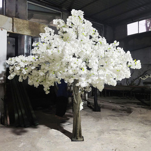2m 3m 4m Grand arbre en plastique japonais à fleurs d'ivoire Sakura fleur de <span class=keywords><strong>cerisier</strong></span> artificielle arbre <span class=keywords><strong>rose</strong></span> artificiel Faux arbre pour l'extérieur - Product Image 2