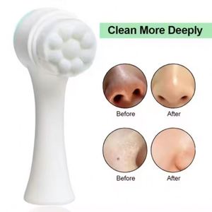 Hot Selling Household Cleaning & Bathroom Tools | Silicone <b>Face</b> <b>Scrubber</b>, Long Handle Facial Cleansing Brush - Product Image 4