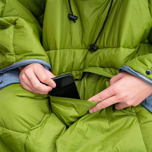 KingGear Capa a prueba <span class=keywords><strong>de</strong></span> viento Usable Manta con capucha Sobre Ligero Campamento Saco <span class=keywords><strong>de</strong></span> <span class=keywords><strong>dormir</strong></span> para mochilero Senderismo - Product Image 5