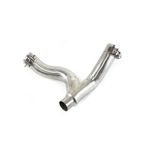 Systèmes d'échappement de moto pour <span class=keywords><strong>DUCATI</strong></span> <span class=keywords><strong>MONSTER</strong></span> <span class=keywords><strong>950</strong></span> 937 Desert X 2021-2024 Middle Link Pipe Connexion en acier inoxydable - Product Image 1