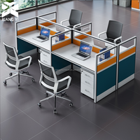 Escritorio con Cajón, Mesa de Computadora, Mesa de Oficina, Estación de Trabajo en Forma de I, Escritorio para Centro de Llamadas con Separador
