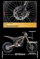 ESU 2026 Elektrisches Offroad-Motorrad 74V 21,5kW Turbo 95 km/h 114 km Reichweite Straßenzulassung Rückspiegel Ultra-Bee Surround