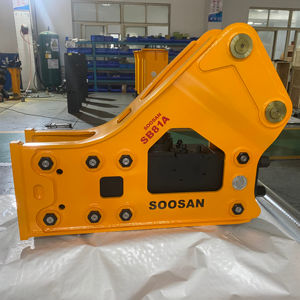 Ciseaux hydrauliques latéraux SOOSAN SB81A adaptés aux excavatrices de grande taille, avec pièces de rechange, mèches, flexibles, etc. - Product Image 1