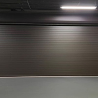 Porte de garage à enroulement en acier-plastique, design moderne, intelligente, à levage automatique, étanche, avec télécommande