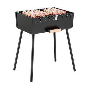เตาปิ้งย่างบาร์บีคิวแบบพกพา Butterfly Grill สำหรับกลางแจ้ง ใช้ถ่าน พับได้ ถอดประกอบได้ สำหรับ 3-5 คน พร้อมกระเป๋าหิ้วเคลือบสีฝุ่นโลหะ - Product Image 3