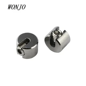 Factory Manufacture Stainless Steel Clip Clamp Loop End Stop For Wire Rope Cable