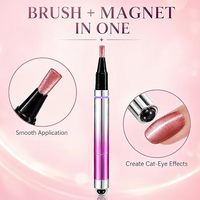 Stylo à vernis à ongles magnétique effet œil de chat 7 en 1 multifonction, gel UV LED à application rapide, vernis gel soak-off pour nail art
