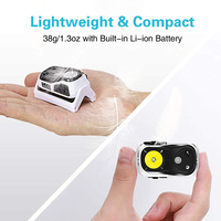 Terbaru ukuran Mini cerdas induksi lampu depan deteksi berjalan malam visi USB isi ulang Hiking Gear merah LED lampu kepala