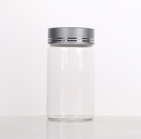 Unique Design Hot Sale Transparent Small Glass Jars Jam With Lids
