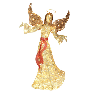 Lumières décoratives d'ange lumineux marron pour la décoration intérieure de Noël - Product Image 1