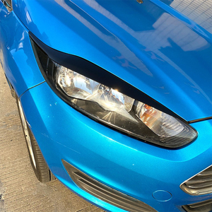 Kit d'accessoires extérieurs Zpartners pour les yeux de phare avant et arrière, garnitures de phares pour Ford Fiesta MK6.5 2013-2017 - Product Image 5