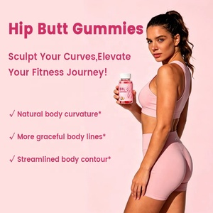 กัมมี่เสริมสะโพกและบั้นท้ายสำหรับผู้หญิง ยี่ห้อ OEM ผลิตภัณฑ์เพื่อเพิ่มความโค้งมนตามธรรมชาติ กัมมี่ BBL สำหรับขยายสะโพกและบั้นท้าย - Product Image 3