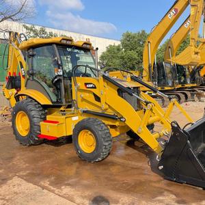 Chargeuse-pelleteuse Caterpillar d'occasion CAT420F, chargeuse sur pneus de seconde main pour la construction, vente chaude - Product Image 1