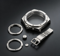 Échantillons de pièces de montre usinées avec précision par CNC, service de fabrication de composants de montre en métal usinés sur mesure OEM