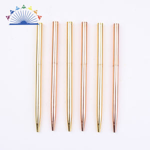 Stylo à bille fin rose doré - Product Image 1