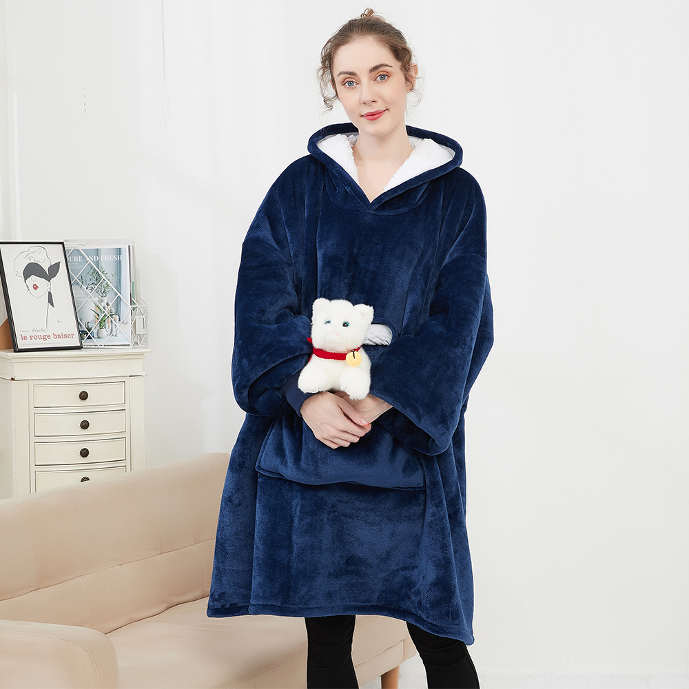 Felpa Coperta Oversize In Pile Sherpa - Gigante E Comoda - Unisex Adulto - Foto 4