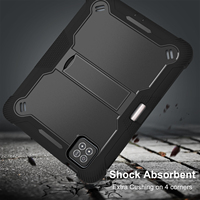 Étui de protection robuste pour tablette Xiaomi Pad 7 / 7 Pro, coque de tablette antichoc en PC rigide + silicone souple avec béquille