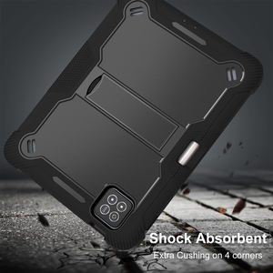 Funda Protectora Resistente para Tablet Xiaomi Pad 7 / 7 <span class=keywords><strong>Pro</strong></span>, Carcasa Rígida de PC + Silicona Suave a Prueba de Golpes con Soporte - Product Image 4