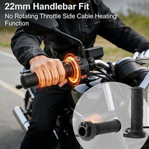 Puños Calefactables Eléctricos para Motocicleta de 22 mm, Calentadores de Puños para Motocicleta de 12 V con ACC - Product Image 1