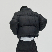Veste matelassée réversible à capuche zippée pour homme, personnalisée, rembourrage thermique, effet bulle, chaude, d'hiver, doudoune pour homme