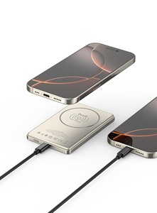 Budi Power Bank Portable Ultra Mince 3-en-1 avec Logo Personnalisé, Sortie 20W, Magnétique Sans Fil, 5000mAh <span class=keywords><strong>pour</strong></span> Téléphone, <span class=keywords><strong>Montre</strong></span> et Écouteurs - Product Image 6