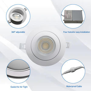 Wifi tuya cuộc sống thông minh app điều khiển điện thoại rgbcw màu sắc thay đổi 360 xoay 4inch 9 wát <span class=keywords><strong>LED</strong></span> thông minh <span class=keywords><strong>Led</strong></span> Downlight - Product Image 5