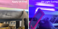 Mastic Automobile UV Haut de Gamme, Pâte Monocomposant pour Finition Rapide