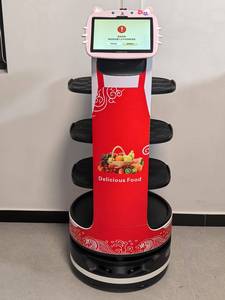 Robot Intelligente per Ristoranti con Garanzia di 1 Anno, Capacità di Carico 20Kg, Conducente Robotizzato per Consegna Cibo Commerciale, Navigazione GPS, Controllo tramite App, 100L - Product Image 6