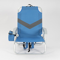 Chaise de plage Hitree Outdoor en aluminium haute résistance, légère, multi-positions, personnalisable