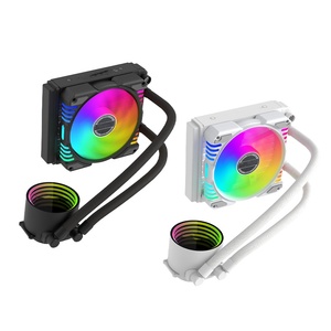 Venta Directa de Fábrica, Enfriador AIO Personalizado para CPU con Pantalla, 120mm, Colores, Rodamiento Fluido, Enfriador LED ARGB para CPU - Product Image 2