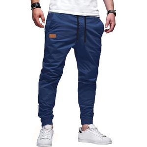 2025 pantalones de joggers de pana informales para hombre Chino 100% algodón antiarrugas decorado raya lateral plisado estilo Formal XL recto - Product Image 4