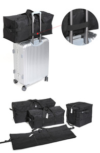 55l 80l 100l <span class=keywords><strong>150l</strong></span> Aeropuerto de viaje Heavy Duty Utility Plegable Impermeable Negro Oxford Bolsa de viaje grande - Product Image 4