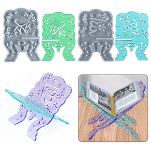 Moule en Silicone pour Support de Livre de Prière Sacré Musique Piano Gravé Eid Coran Pliable Support de Lecture en Silicone pour Résine - Product Image 2