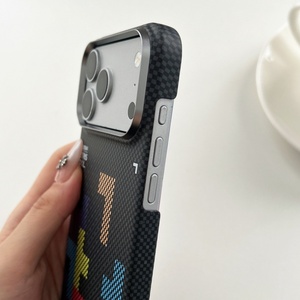 Luxury Carbon Fiber Texture Magnetic <b>Phone</b> Case for iPhone 17 15 16 Pro Max 17 Air Ultra Thin Hard PC Shockproof Back Cover - Product Image 5