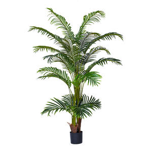 Plantes artificielles au toucher réel en promotion : Palmier Areca et <span class=keywords><strong>bambou</strong></span> en pot pour la décoration intérieure du salon - Product Image 5