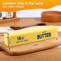 Squishmeez Kawaii Jumbo Pu Butter Squishy avec boîte, jouet anti-stress souple à remontée lente, à presser, pour les plus de 14 ans