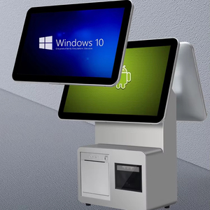 15.6inch máy in máy quét phần cứng tiền mặt đăng ký máy thiết bị đầu cuối màn hình cảm ứng kép tất cả trong một hệ thống POS cho qsr cửa hàng bán lẻ - Product Image 4